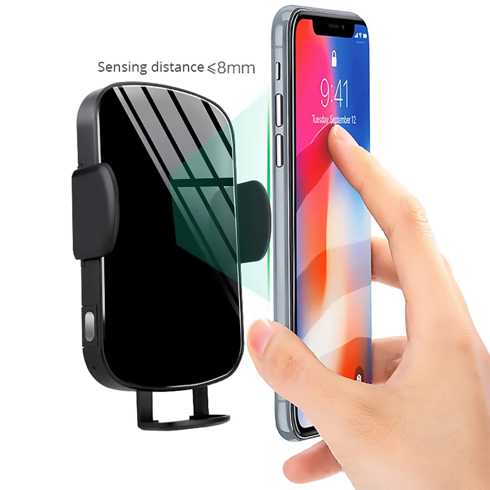 BONOLA Automaitc Быстрое беспроводное автомобильное зарядное устройство для iPhoneXsMax/Xr/8