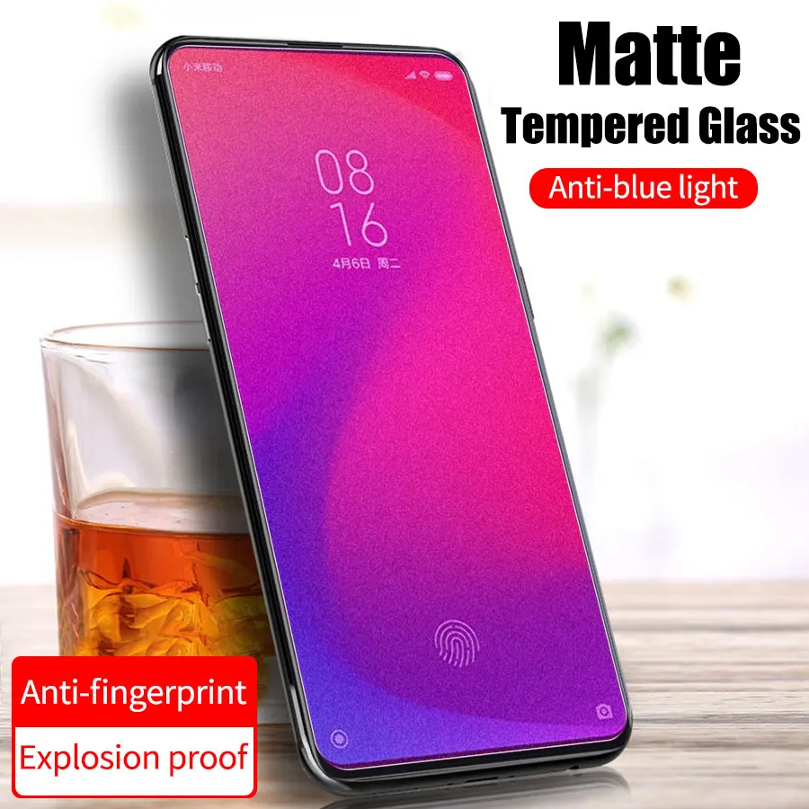 Анти синий фиолетовый свет матовый без отпечатков пальцев Защита экрана для Redmi