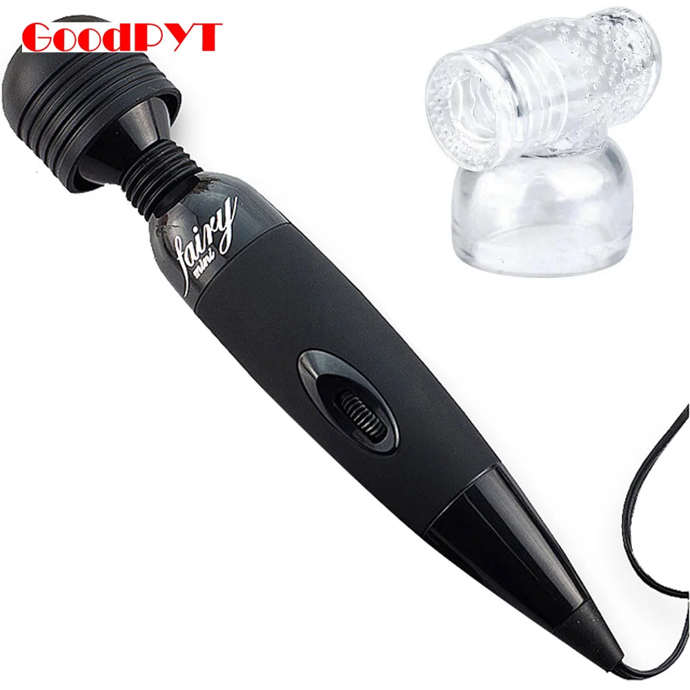 Skup Mężczyzna Penis Exerciser Av wibrator magiczna różdżka masażer pokrowiec na główkę załącznik produkty erotyczne dla mężczyzn