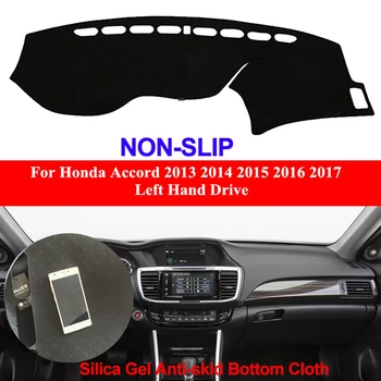 

Car Dashboard Cover Silicone Non-Slip Dash Mat ANti-UV Carpet DashMat Sun Shade For Honda Accord 2013 2014 2015 2016 2017