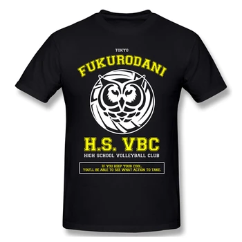 

Haikyuu Men 100% Cotton T Shirt Graphic Plus Size Fukurodani Oversized Tops