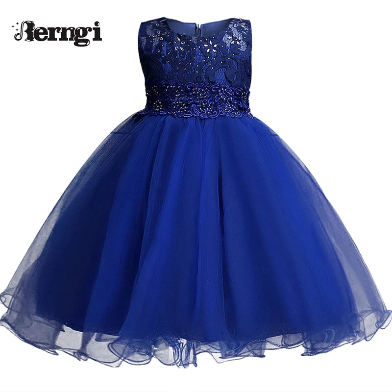 Berngi/ дизайн; платья для девочек; Детские вечерние платья принцессы; одежда для свадебных церемоний для девочек; Детские костюмы без рукавов с цветочным рисунком