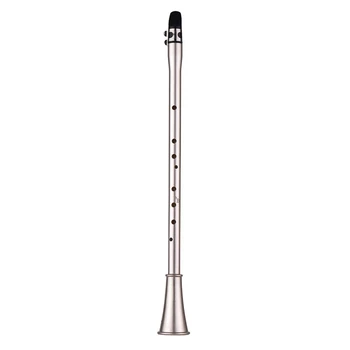 

SEWS-Mini Simple Clarinet Sax Compact Clarinet-Saxophone ABS Material Musical Wind Instrument for Beginners with Carry Bag