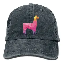 TSDFCPink пазл Llama взрослые ковбойские бейсболки джинсовые головные уборы для мужчин и женщин
