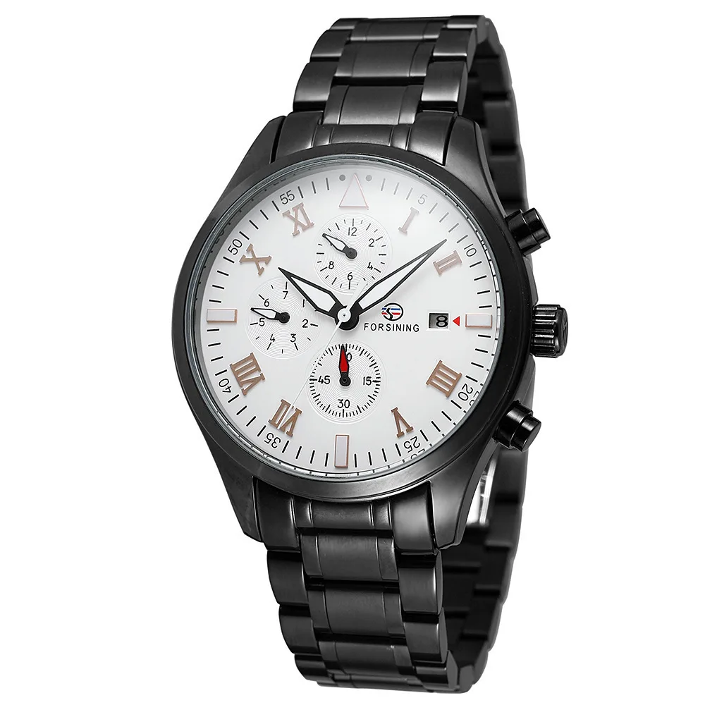 

Forsining Fashion Casual Tourbillon Fully Automatic Analog Watch