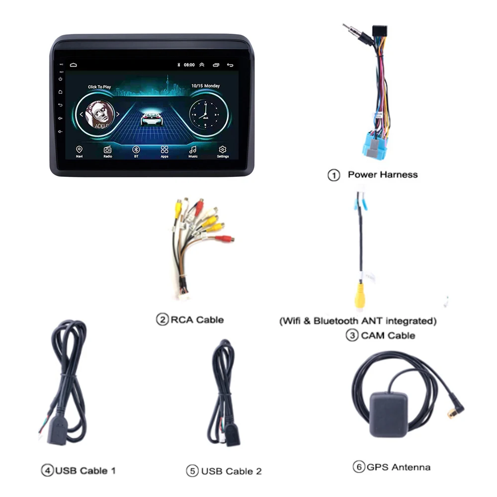 Радио coche для Suzuki ERTIGA android 2+ 32G 8 ядерный Автомобильный мультимедийный dvd-плеер Авторадио и Авто 1 din парктроник atoto
