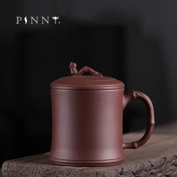 

PINNY 320ML Yixing Purple Clay Tea Mugs Hand Made Portable Tea Set Traditional Chinese Environmentally friendly Tea Cups