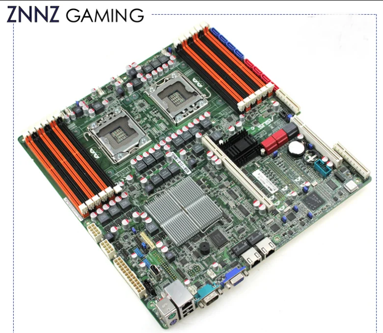 Оригинальная Z8NR-D12-SYS 1366 pin X58 Серверная материнская плата с поддержкой 56 12 слотов