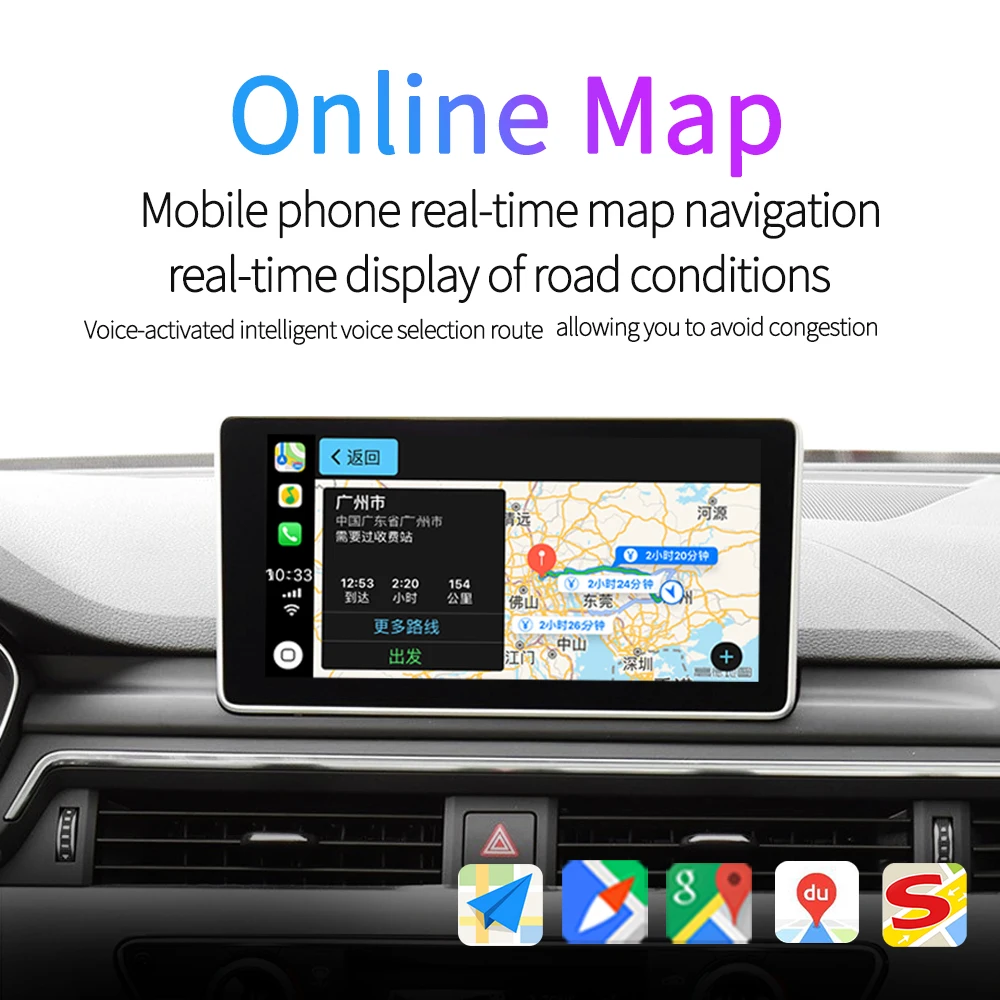 Carlink беспроводной CarPlay Android Autofor 2009- Audi A6 MMI 3g/3g+ интерфейс MuItimedia CarPlay& Android автоматический комплект модернизации