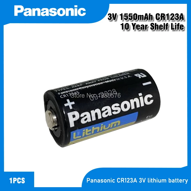 Оригинальный литиевый аккумулятор PANASONIC CR123A CR123 123A CR 123 A123 CR17345 16340 3 в для камеры