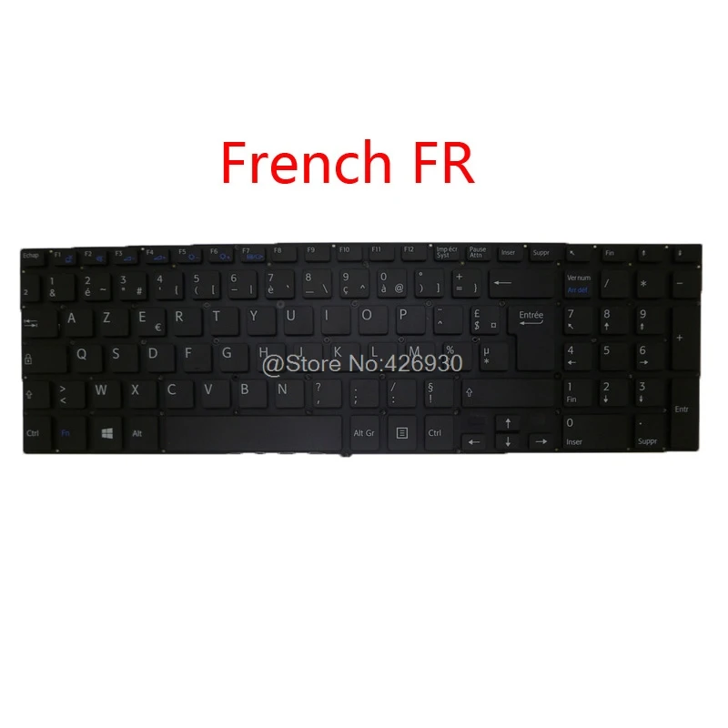 Ноутбук FR BG PO BE клавиатура для SONY VAIO SVF152 SVF153 149239651FR 149239611BG 149240691PT 149240631DE Новый |