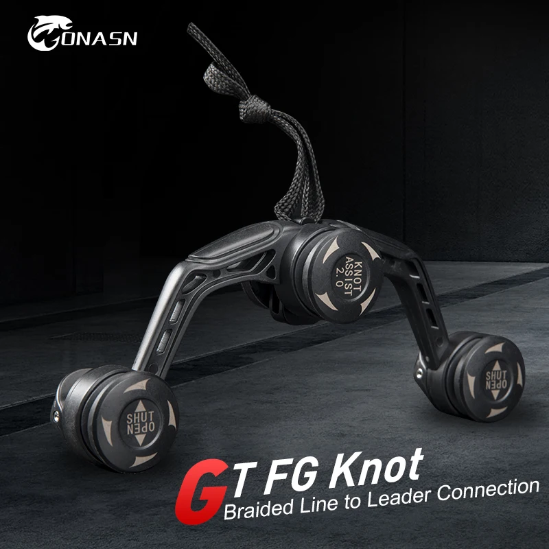 ONASN caliente herramientas de pesca GT FG PR del atador ayudar línea líder conexión nudos máquina de bobina Winder líneas de Japón herramienta para anudar