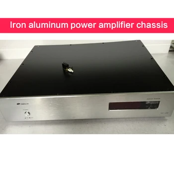

DIY Iron-aluminum Power Amplifier Chassis 4380 DAC Case Audio Shell Power Supply Box Amplifier Enclosure with RCA 430*80*340MM