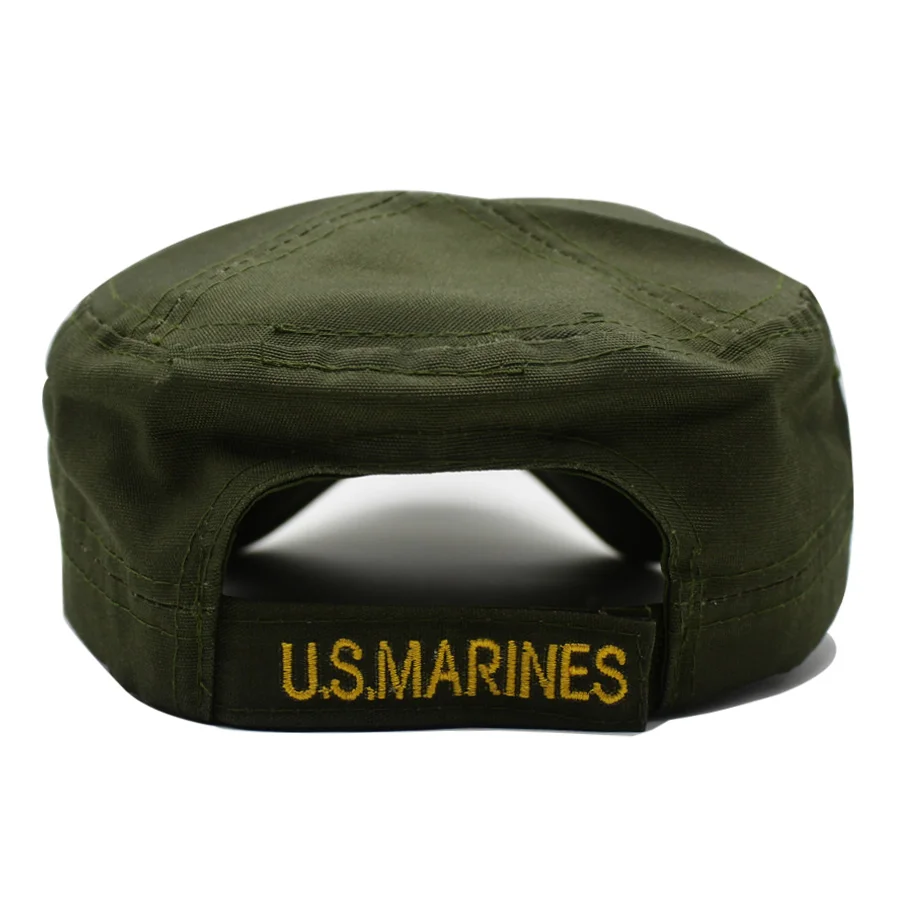 LIBERWOOD США Корпус морской пехоты бейсболка шляпа USMC оливковая ветка плоская