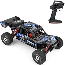 WLtoys coches de Control remoto para niños, juguete de carreras de alta velocidad, todoterreno, aleación de aluminio 1:12, 124018, 4x4