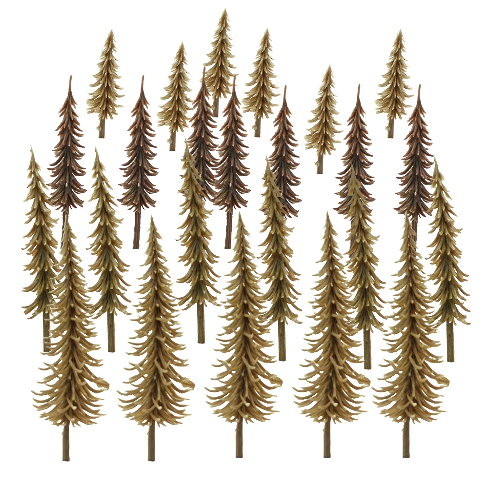 

N scale train Pine Trees Model toy diorama architecture railroad scenery landscape Multiple sizes Plant flower tree