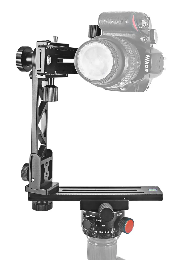 New 360 degree rotating panorama head tripod head starry sky shooting adapter with node index plate for dslr camera