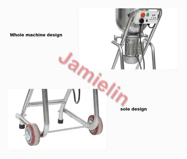 Jamielin коммерческий ледяной блендер 30L 1500W из нержавеющей стали, машина для разбивания/фруктовый и овощной Электрический миксер для льда