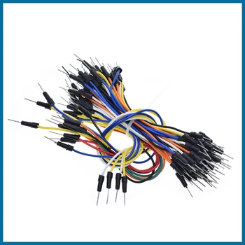 

MICROBOT 65pcs Jump Wire Cable Male to Male Jumper Wire for Arduino Breadboard EC9