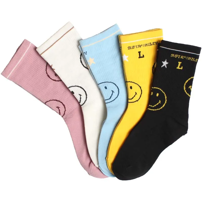 DROZENO Harajuku стильные модные носки радужные полоски хлопок удобные и дышащие забавные счастливые Повседневные носки