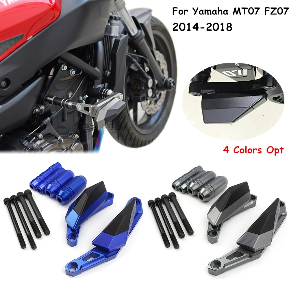 Защитный чехол слайдер для рамы мотоцикла защита двигателя Yamaha MT07 FZ07 MT 07 FZ 2014 2015