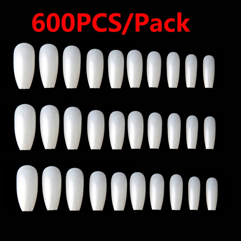 Style 10 Natural 10/50/500 шт искусственный кончик ногтя Французский Накладные ногти натуральный наращивание ногтей для маникюра(гель-маникюр набор рисунки на ногтях Дисплей практики - Цвет: Style 10 Natural