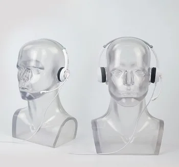 

Customized Clear Transparent Head Mannequin Clear Head Manikin Factory Direct Sell