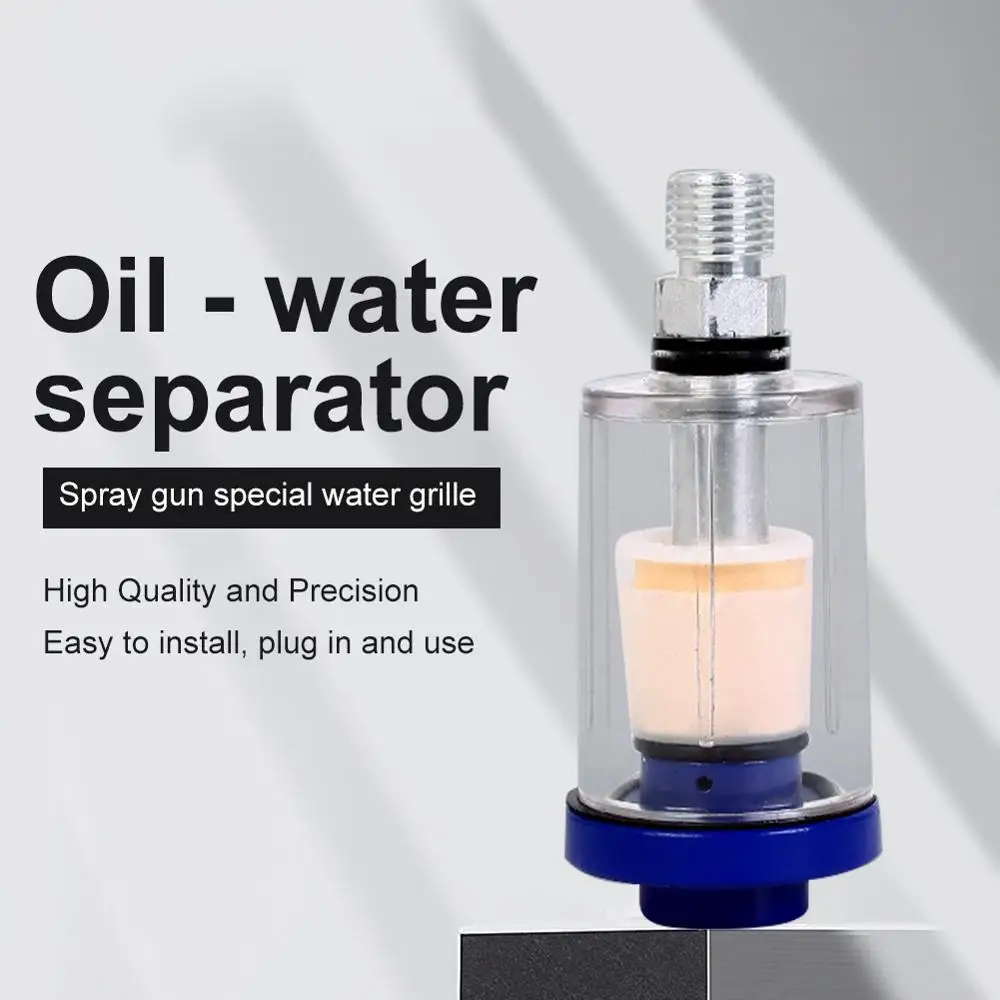 

1/4'' Water Oil Separator Inline Air Hose Filter Moisture Trap For Air Compressor Spray Paint Gun Paintwork Spray Tool Parts