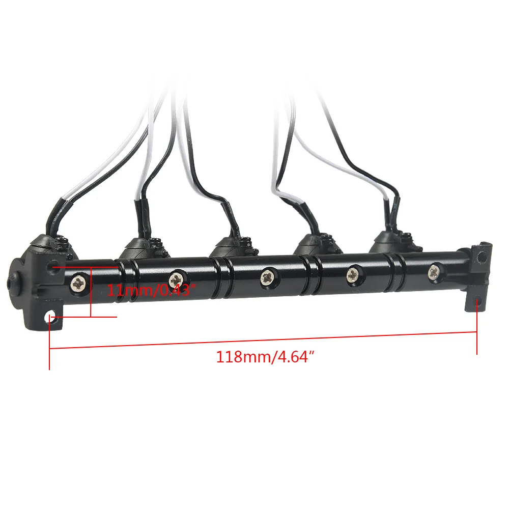 Hella круглый яркий светодиодный светильник для крыши поиск s 1/10 RC Рок Гусеничный TRX