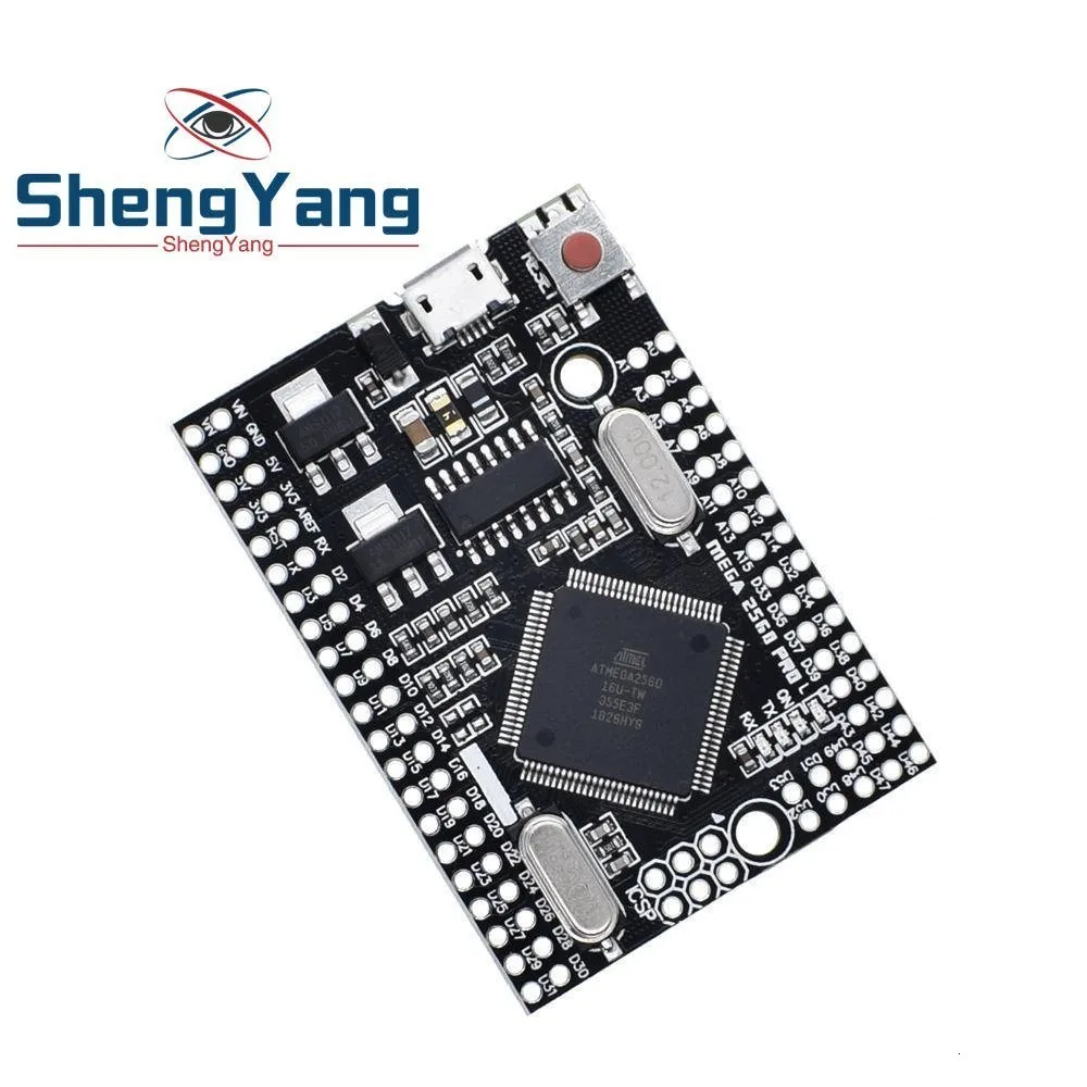 ShengYang Mega 2560 PRO MINI 5 В(встраивание) CH340G ATmega2560-16AU с наконечниками, совместимыми с arduino Mega 2560