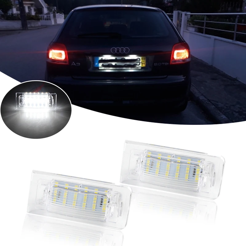2 Pezzi Led Luci Targa Per Audi Tt 8N Mk1 Audi Roadster 8N9 Audi Tt Coupé 8N3 Lampade Numeriche Accessori Auto