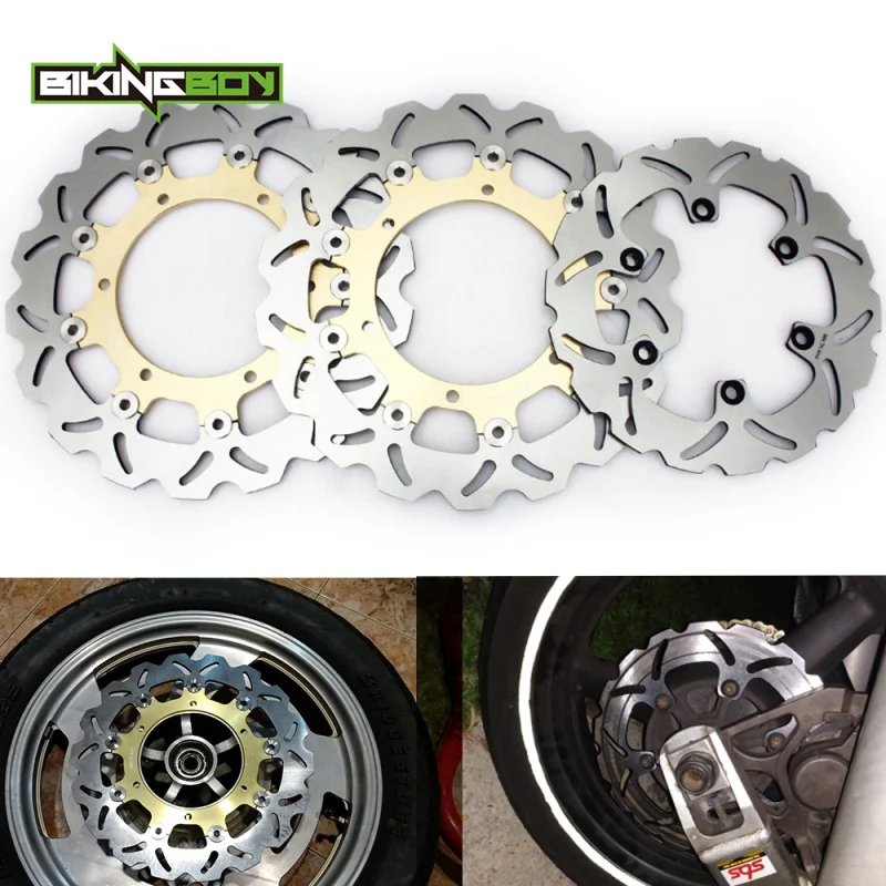 Передние и задние тормозные диски BIKINGBOY роторы YZF R1 98-01 600R Thundercat 96-07 06 1000R Thunderace 96-02 99