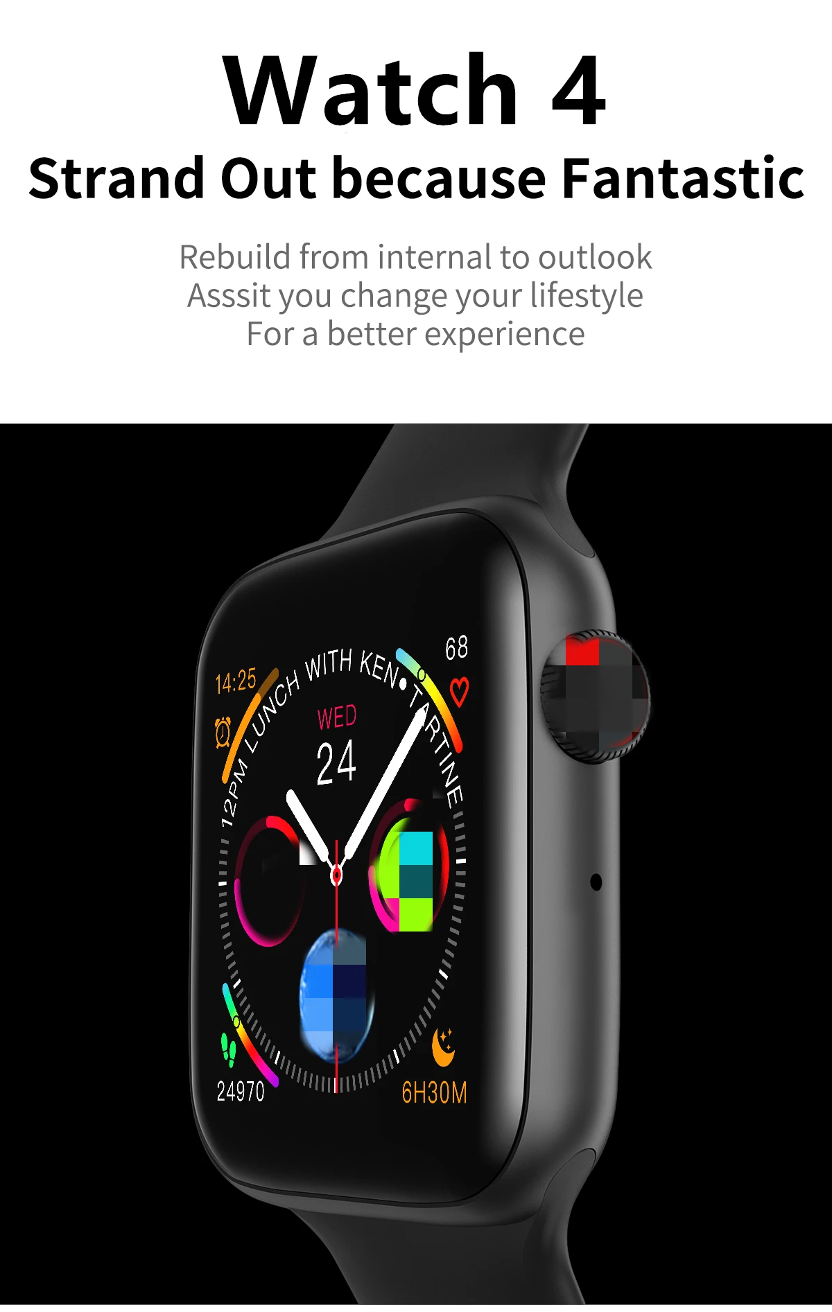 IWO 8 Lite Смарт часы серии 4 ЭКГ сердечного ритма Bluetooth вызова Smartwatch для Apple IOS Android телефон PK IWO 9 10