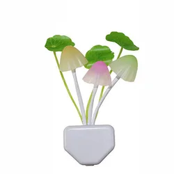 Lampe LED avec capteur de fleur champignon colorée, nouveauté, veilleuse pour chambre à coucher ou chambre d'enfant, 220V, 2022 