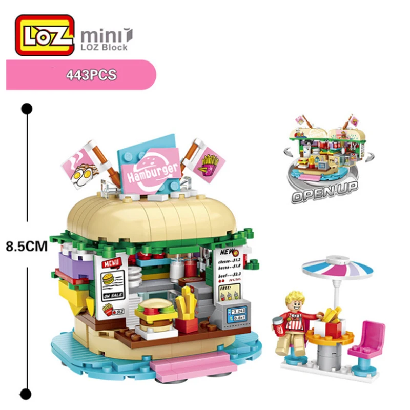 LOZ building blocks mini small particle children s educational toys DIY playground Ferris wheel mosaic 2