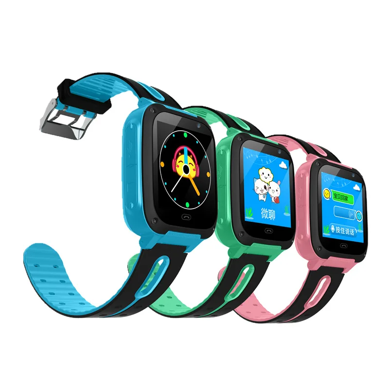 Enfants Smartwatch téléphone GPS Tracker montre intelligente jouets pour enfants caméra lampe de poche SOS appel Location garçons fille cadeau d'anniversaire