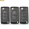 jingyuqin Car Key Shell HU83 CE0536/523 For Peugeot 107 207 307 407 308 408 Partner Citroen C3 C4 C5 C6 Berlingo Picasso Xsara ► Photo 1/6