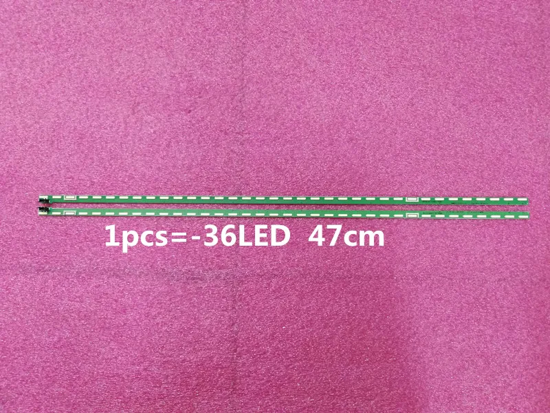Новинка, партиями по 5 комплектов = 10 шт. 36 светодиодный 47 см светодиодный полосы для LG 43LF5400 43LF5900 MAK632C7801 G1GAN01-0794A G1GAN01-0793A 43 дюймов FHD R L Тип