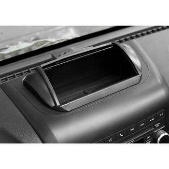 

For Jeep Wrangler Unlimited JK 2012-2017 Dashboard Storage Box Car Auto Inner Black Plastic