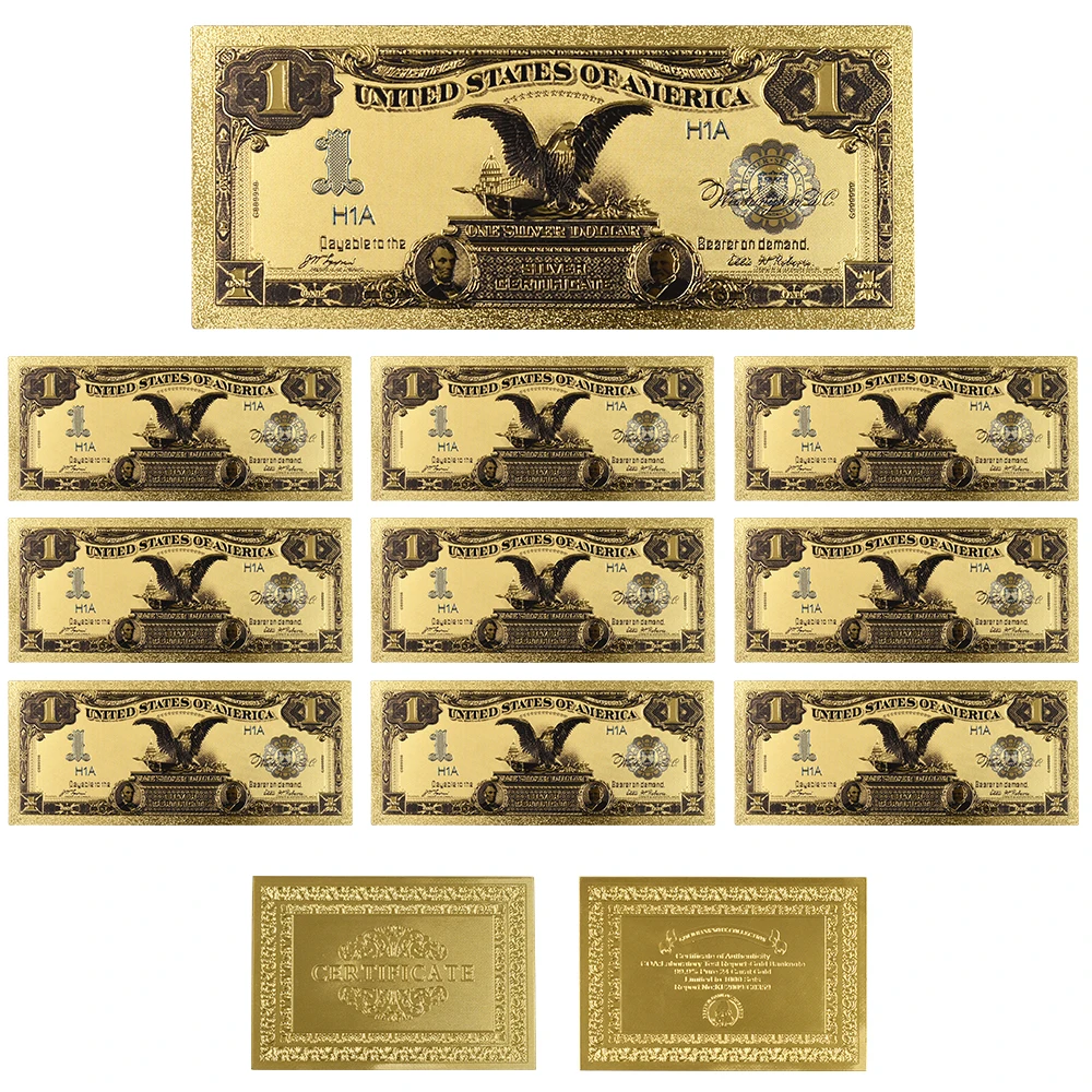 style 29 1928 год цветная Золотая банкнота 50 долларов США 24k Золотая фольга бумажные деньги уникальный сувенир подарки размер банкноты 10 шт - Цвет: style 29