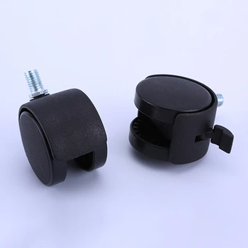 

4pcs/set 1.5/2in 8/10mm Nylon Casters Silent Universal Wheel Office Chair Wheels 449C