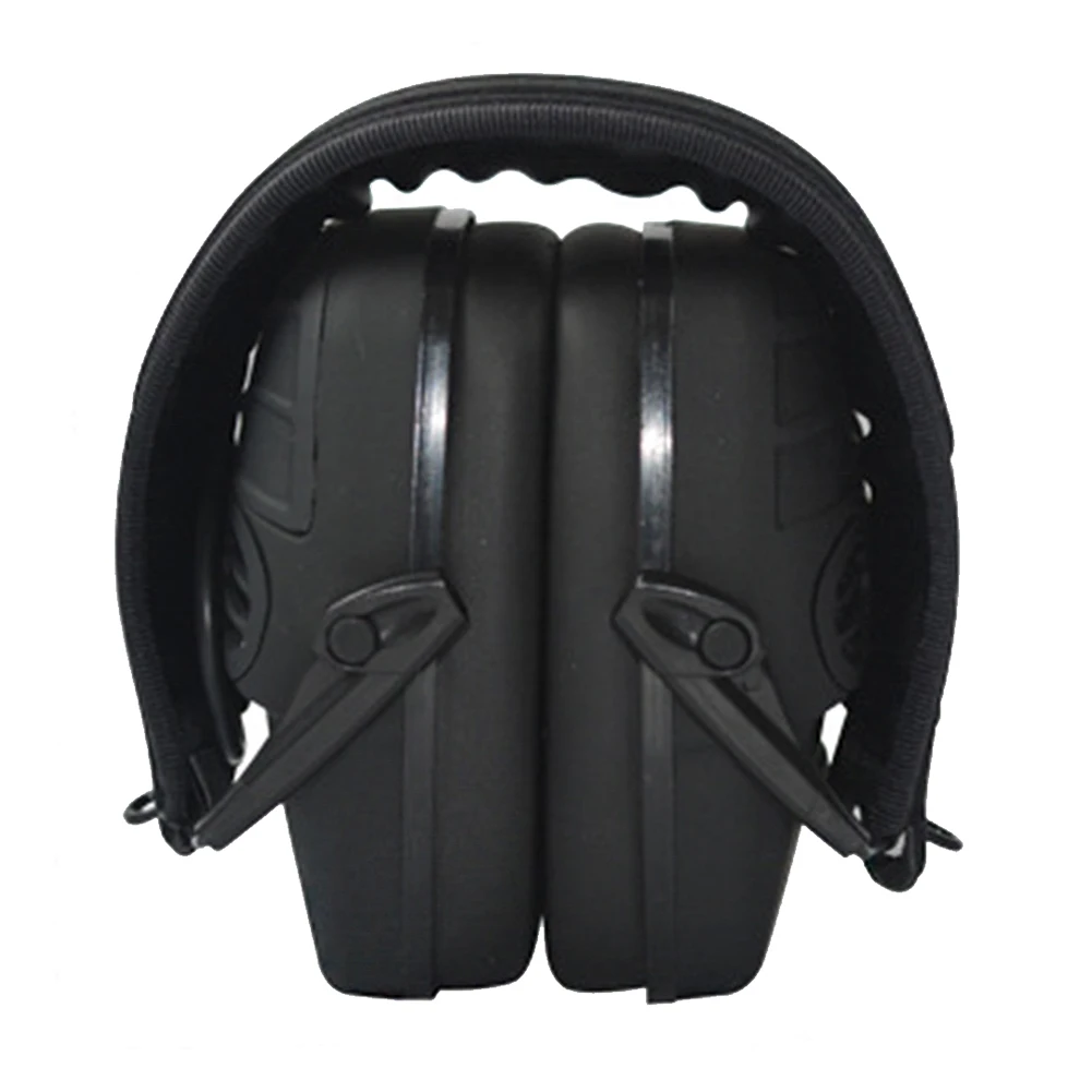 

Portable Foldable Soft Sound Noise Reduction Ear Muffs Battery Powered Outdoor Hearing Protection Gifts Adjustable Head Mounted