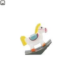 Миниатюрные аксессуары, кукольный домик, маленькая троянская лошадь, куклы, игрушки, кукольный домик, украшение, маленький