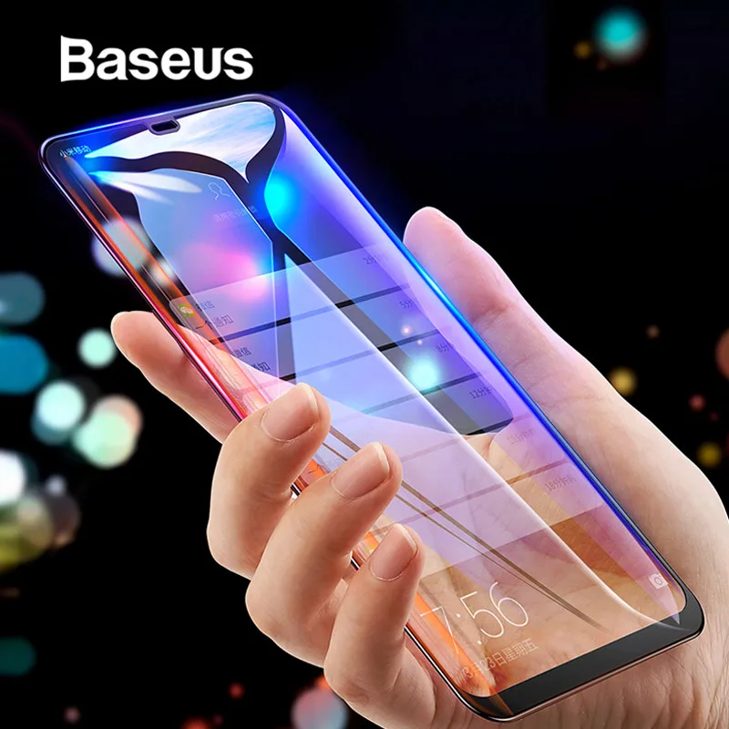 Baseus 0,3 мм Тонкое защитное стекло с полным покрытием для Xiao mi 8 9 Защита экрана 3D поверхность закаленное стекло для Xiaomi mi 8 mi 9