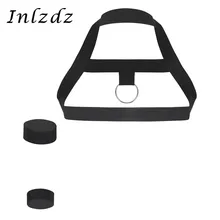 Ремни мужские Холтер шеи Грудь Мышцы тела жгут ремень связывание с повязкой и браслет Необычные Клубные вечерние ремень для костюма ремень