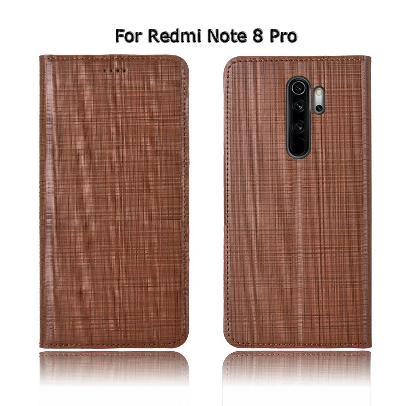 Чехол для Xiaomi Redmi Note 6, 6A, 7, 7A, 8, 8A, 8T Pro, магнитный чехол-подставка, флип, натуральная кожа, Модный чехол для телефона Redmi 6, 7, 7A, 8