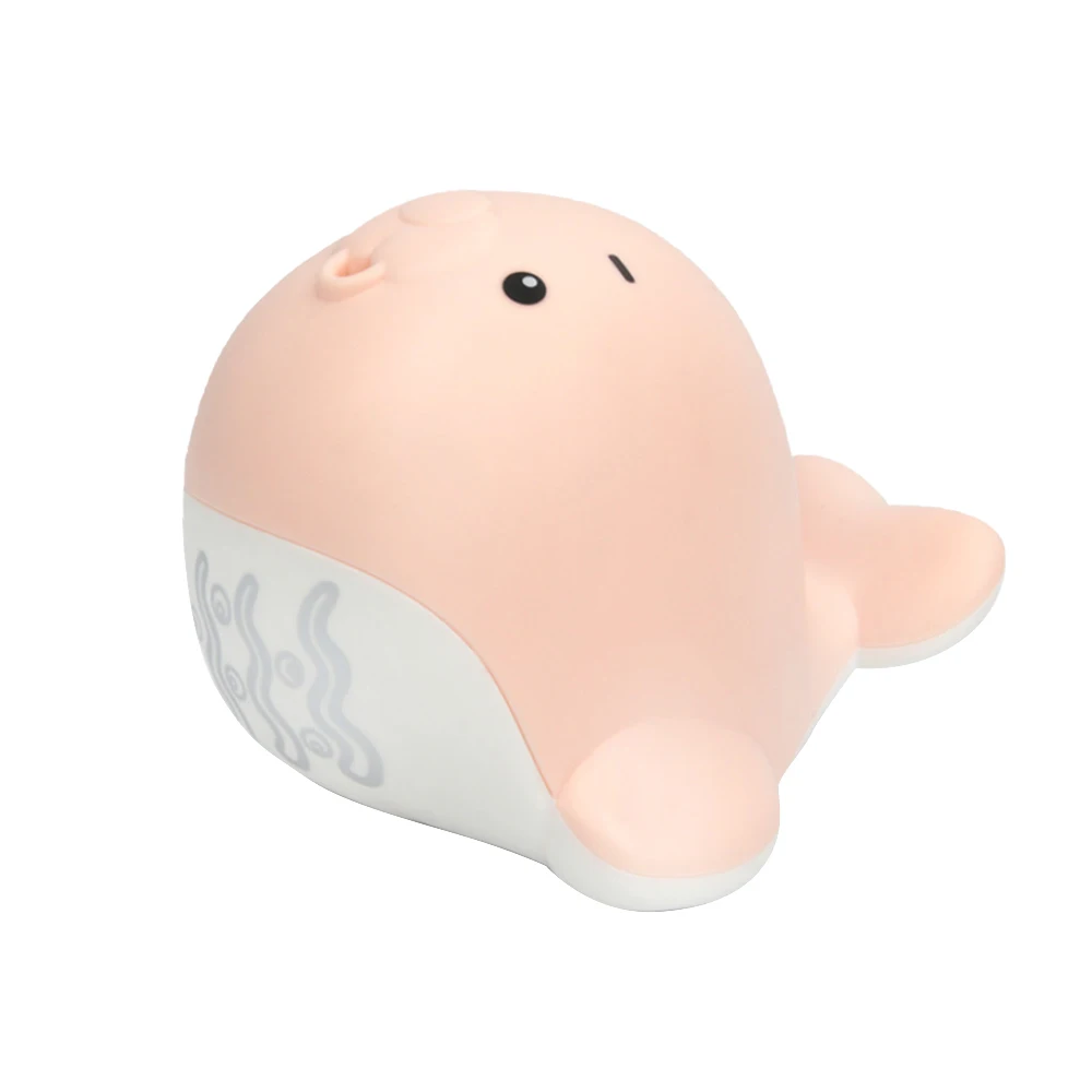 Pink S Baby Bath Toys Bathroom Spraying Tool Shower Floating Beach Swimming Toy Sea Lion Elephant Fancy Sprinkling Toys Dropshiping new - Color: Pink S