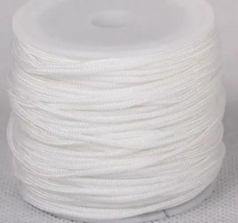 

black white multicolor bracelet 1 5mm nylon 160M/15yards/lot Chinese knot tread shamballa cord String Rope tassel fgg3