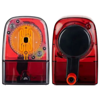 

Creative Clear Pencil Sharpener Mechanical Manual Hand Cranking Stationery School Office Supplies Student Gift
