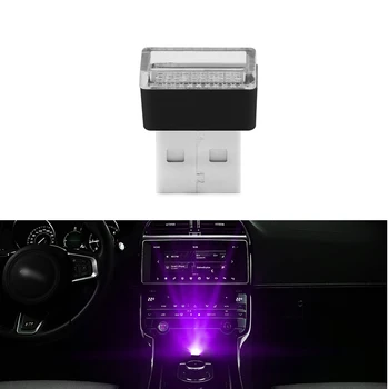 

Car styling USB Decorative Lamp Lighting LED Atmosphere Lights Universal PC Portable Plug and Play Red/Blue/White/Green/Plnk